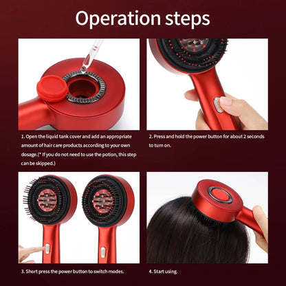 Red Light Therapy Hair Massager