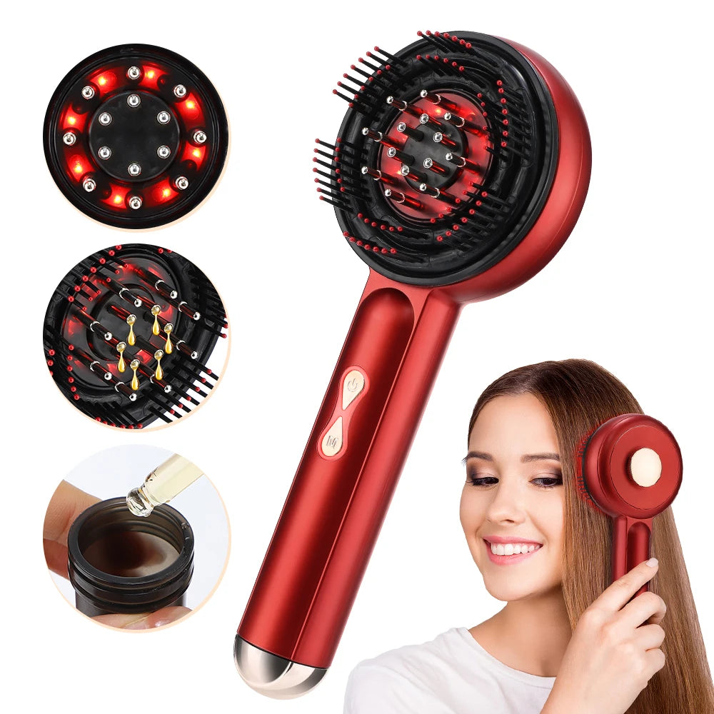 Red Light Therapy Hair Massager