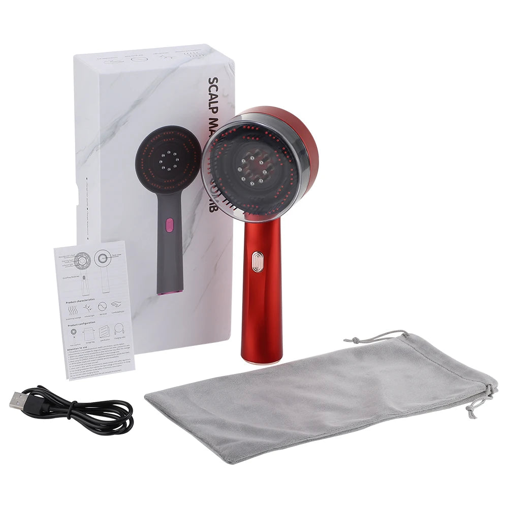 Red Light Therapy Hair Massager